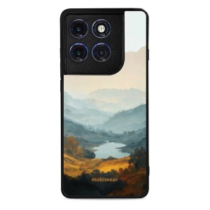 Lesklý kryt na mobil Motorola Edge 60 Pro - Mobiwear Glossy GB36G, jezero v údolí