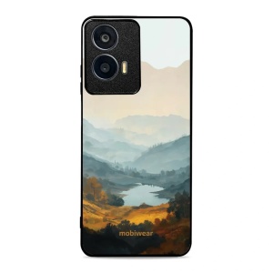 Lesklý kryt na mobil Motorola Moto G04 - Mobiwear Glossy GB36G, jezero v údolí