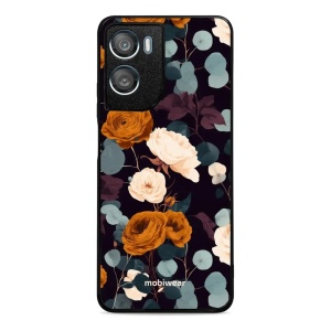 Lesklý kryt na mobil Motorola Moto G06 Power - Mobiwear Glossy GB25G, rezavé růže v noci