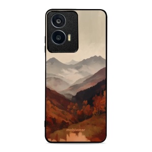 Lesklý kryt na mobil Motorola Moto G24 - Mobiwear Glossy GB35G, mlhavé údolí v horách