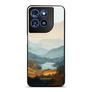 Lesklý kryt na mobil Motorola Moto G57 Power - Mobiwear Glossy GB36G, jezero v údolí