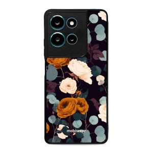 Lesklý kryt na mobil Motorola Moto G75 5G - Mobiwear Glossy GB25G, rezavé růže v noci