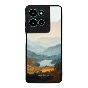 Lesklý kryt na mobil Motorola Moto G75 5G - Mobiwear Glossy GB36G, jezero v údolí