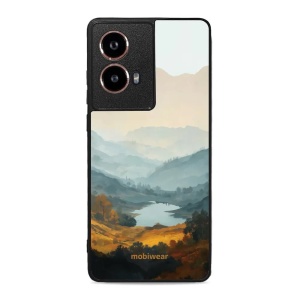 Lesklý kryt na mobil Motorola Moto G85 5G - Mobiwear Glossy GB36G, jezero v údolí