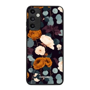 Lesklý kryt na mobil Samsung Galaxy A05s - Mobiwear Glossy GB25G, rezavé růže v noci