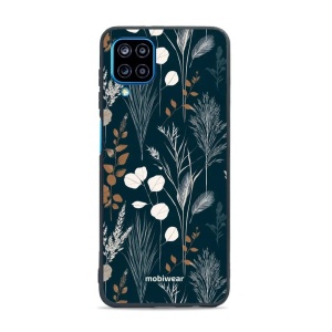 Lesklý kryt na mobil Samsung Galaxy A12 - Mobiwear Glossy GB27G, trávy na sytě tyrkysové