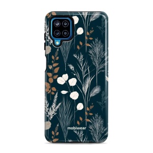 Odolný kryt na mobil Samsung Galaxy A12 - Mobiwear Elite Pro EB27E, trávy na sytě tyrkysové