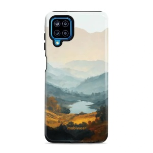 Odolný kryt na mobil Samsung Galaxy A12 - Mobiwear Elite Pro EB36E, jezero v údolí