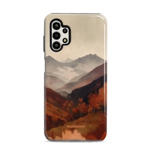 Odolný kryt na mobil Samsung Galaxy A13 4G - Mobiwear Elite Pro EB35E, mlhavé údolí v horách
