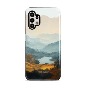 Odolný kryt na mobil Samsung Galaxy A13 4G - Mobiwear Elite Pro EB36E, jezero v údolí
