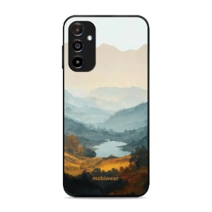Lesklý kryt na mobil Samsung Galaxy A14 5G / Galaxy A14 4G - Mobiwear Glossy GB36G, jezero v údolí