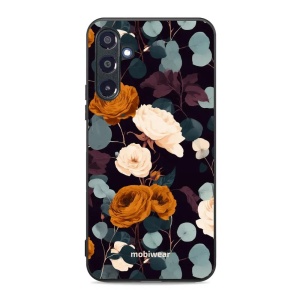 Lesklý kryt na mobil Samsung Galaxy A16 5G - Mobiwear Glossy GB25G, rezavé růže v noci