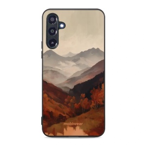 Lesklý kryt na mobil Samsung Galaxy A16 5G - Mobiwear Glossy GB35G, mlhavé údolí v horách