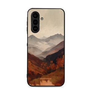 Lesklý kryt na mobil Samsung Galaxy A17 5G - Mobiwear Glossy GB35G, mlhavé údolí v horách