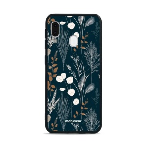Lesklý kryt na mobil Samsung Galaxy A20e - Mobiwear Glossy GB27G, trávy na sytě tyrkysové
