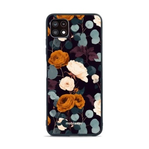 Lesklý kryt na mobil Samsung Galaxy A22 5G - Mobiwear Glossy GB25G, rezavé růže v noci
