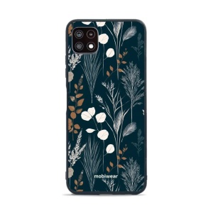 Lesklý kryt na mobil Samsung Galaxy A22 5G - Mobiwear Glossy GB27G, trávy na sytě tyrkysové