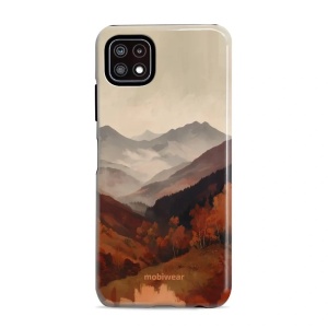 Odolný kryt na mobil Samsung Galaxy A22 5G - Mobiwear Elite Pro EB35E, mlhavé údolí v horách