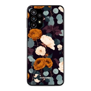 Lesklý kryt na mobil Samsung Galaxy A23 - Mobiwear Glossy GB25G, rezavé růže v noci
