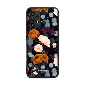 Lesklý kryt na mobil Samsung Galaxy A32 4G - Mobiwear Glossy GB25G, rezavé růže v noci