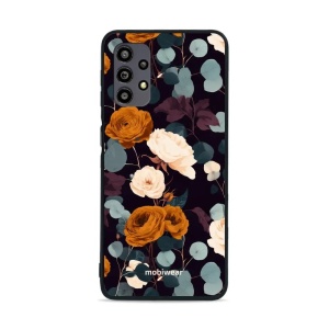 Lesklý kryt na mobil Samsung Galaxy A32 5G - Mobiwear Glossy GB25G, rezavé růže v noci