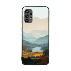 Lesklý kryt na mobil Samsung Galaxy A32 5G - Mobiwear Glossy GB36G, jezero v údolí