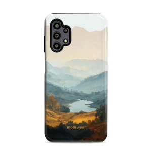 Odolný kryt na mobil Samsung Galaxy A32 5G - Mobiwear Elite Pro EB36E, jezero v údolí