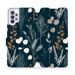 Flip pouzdro na mobil Samsung Galaxy A32 5G / Galaxy M32 5G - Mobiwear VB27S, trávy na sytě tyrkysové
