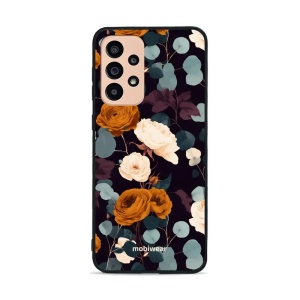 Lesklý kryt na mobil Samsung Galaxy A33 5G - Mobiwear Glossy GB25G, rezavé růže v noci