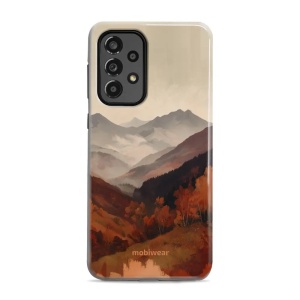 Odolný kryt na mobil Samsung Galaxy A33 5G - Mobiwear Elite Pro EB35E, mlhavé údolí v horách