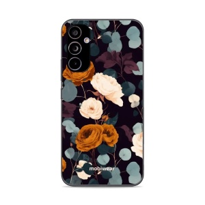 Lesklý kryt na mobil Samsung Galaxy A34 5G - Mobiwear Glossy GB25G, rezavé růže v noci