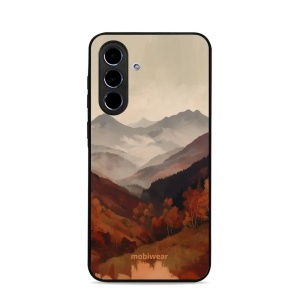 Lesklý kryt na mobil Samsung Galaxy A36 5G - Mobiwear Glossy GB35G, mlhavé údolí v horách