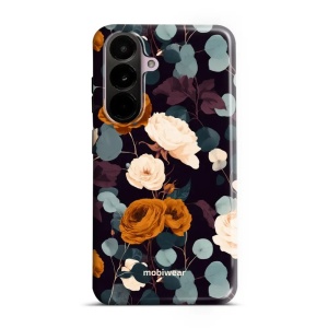 Odolný kryt na mobil Samsung Galaxy A37 5G - Mobiwear Elite Pro EB25E, rezavé růže v noci