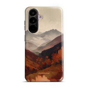 Odolný kryt na mobil Samsung Galaxy A37 5G - Mobiwear Elite Pro EB35E, mlhavé údolí v horách