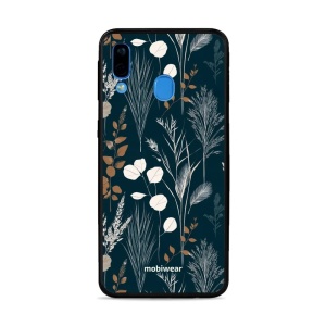 Lesklý kryt na mobil Samsung Galaxy A40 - Mobiwear Glossy GB27G, trávy na sytě tyrkysové
