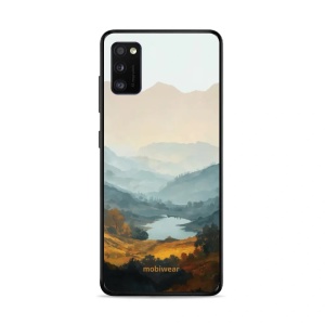 Lesklý kryt na mobil Samsung Galaxy A41 - Mobiwear Glossy GB36G, jezero v údolí