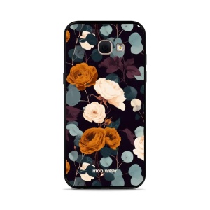 Lesklý kryt na mobil Samsung Galaxy A5 2017 - Mobiwear Glossy GB25G, rezavé růže v noci