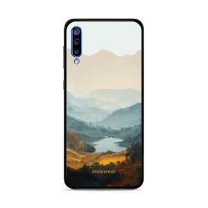 Lesklý kryt na mobil Samsung Galaxy A50 - Mobiwear Glossy GB36G, jezero v údolí