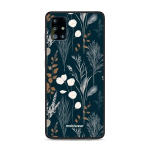 Lesklý kryt na mobil Samsung Galaxy A51 - Mobiwear Glossy GB27G, trávy na sytě tyrkysové
