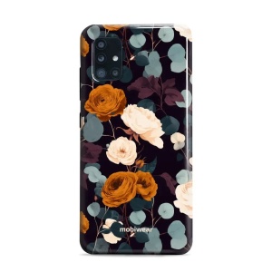 Odolný kryt na mobil Samsung Galaxy A51 - Mobiwear Elite Pro EB25E, rezavé růže v noci
