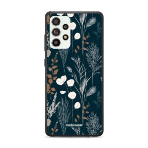 Lesklý kryt na mobil Samsung Galaxy A52 / Galaxy A52S 5G - Mobiwear Glossy GB27G, trávy na sytě tyrkysové