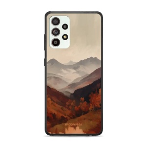 Lesklý kryt na mobil Samsung Galaxy A52 / Galaxy A52S 5G - Mobiwear Glossy GB35G, mlhavé údolí v horách
