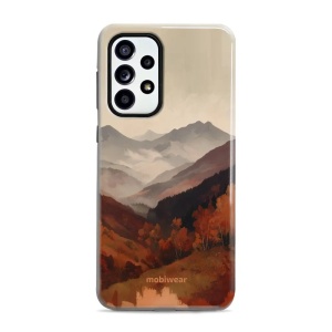 Odolný kryt na mobil Samsung Galaxy A52 - Mobiwear Elite Pro EB35E, mlhavé údolí v horách