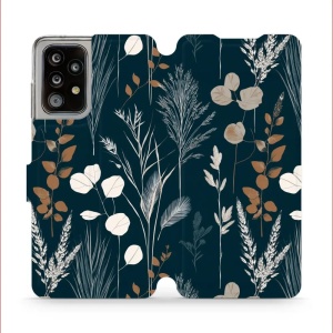 Flip pouzdro na mobil Samsung Galaxy A52 / Galaxy A52S 5G - Mobiwear VB27S, trávy na sytě tyrkysové