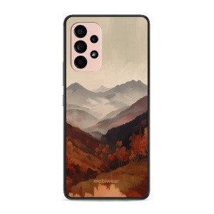 Lesklý kryt na mobil Samsung Galaxy A53 5G - Mobiwear Glossy GB35G, mlhavé údolí v horách