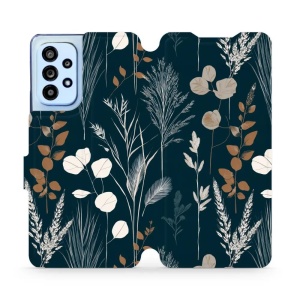 Flip pouzdro na mobil Samsung Galaxy A53 5G - Mobiwear VB27S, trávy na sytě tyrkysové