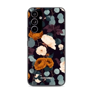 Lesklý kryt na mobil Samsung Galaxy A54 - Mobiwear Glossy GB25G, rezavé růže v noci