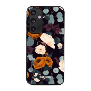 Lesklý kryt na mobil Samsung Galaxy A55 5G - Mobiwear Glossy GB25G, rezavé růže v noci