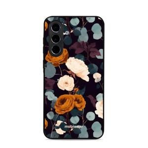 Lesklý kryt na mobil Samsung Galaxy A56 5G - Mobiwear Glossy GB25G, rezavé růže v noci