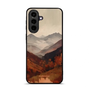 Lesklý kryt na mobil Samsung Galaxy A57 5G - Mobiwear Glossy GB35G, mlhavé údolí v horách